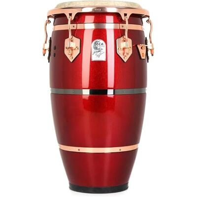 TOCA Conga Eric Velez 12 1/2” Tumba, Rojo Arándano Glitter TOCA Conga Eric Velez 12 1/2” Tumba, Rojo Arándano Glitter