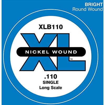 D'Addario (XLB110) Enkele Bas Xl 110 lang D'Addario (XLB110) Enkele Bas Xl 110 lang