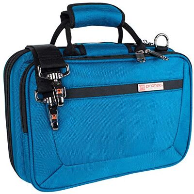 ProTec PB307TB Slimline Clarinet Pro Pac Case Teal Blauw ProTec PB307TB Slimline Clarinet Pro Pac Case Teal Blauw