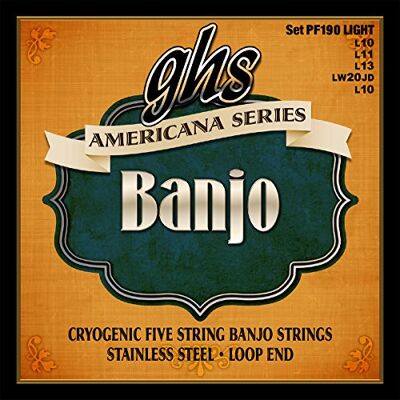 GHS Strings GHS PF 190 Americana (4-snarige Banjo Light GHS Strings GHS PF 190 Americana (4-snarige Banjo Light