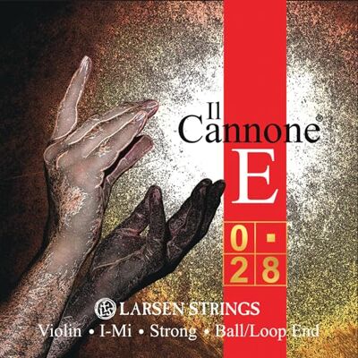 LARSEN STRINGS Viool Snaren II Cannone 4/4 viool Losse snaar E Strong .028, koolstofstalen kern, spanning 9,00/19.80 LARSEN STRINGS Viool Snaren II Cannone 4/4 viool Losse snaar E Strong .028, koolstofstalen kern, spanning 9,00/19.80