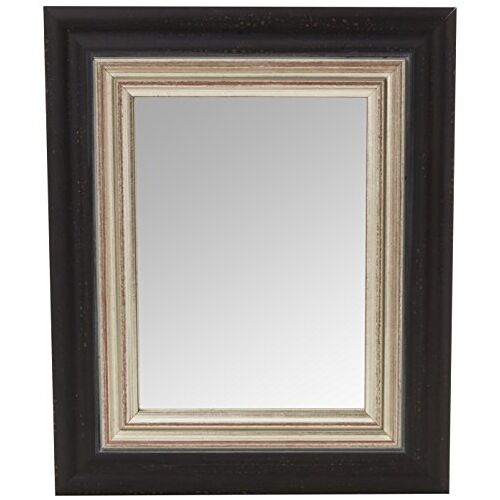 Inov8 Framing Spiegelframe Toscane Zwart Zilver Rand 8x6 4PK, 9 x 12 x 16 cm