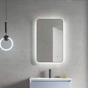 Spiegel TALOS ALVITO - LED-verlichting, Hand Wave Sensor, Aluminium, 70x43 cm - Spiegel Spiegel TALOS ALVITO - LED-verlichting, Hand Wave Sensor, Aluminium, 70x43 cm - Spiegel