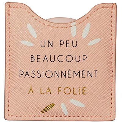 Draeger - Miroir de Poche - Roze - 7 cm - Pocket Mirror Draeger - Miroir de Poche - Roze - 7 cm - Pocket Mirror