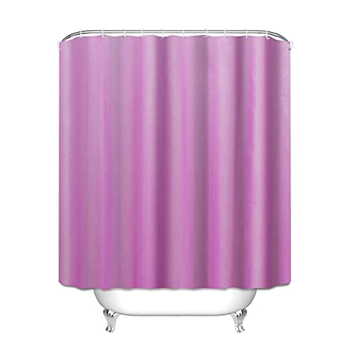 GETSTREE Badgordijnen, gordijnen in de badkamer Polyester douchegordijn, effen kleur badkamer douchegordijn doek douchegordijn met haak douchegordijn (kleur: bruin, maat: 180 * 180cm) (Color : Pink, Size : 8