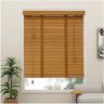 SHAIRMB Wooden Venetian Blind, Horizontal Window Blinds, Blackout Blind, Natural Solid Wood Window Blind, Horizontal Wooden Venetian Blind, for Indoor/Outdoor/Window/Door,A,80x160cm/31.5 * 63in