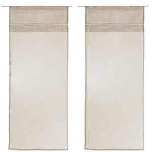 LINDER 0169/29/427 - Raamgordijn Set 2 Beige 45x90 LINDER 0169/29/427 - Raamgordijn Set 2 Beige 45x90