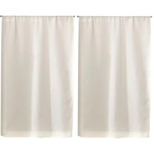 LINDER Model 55 x 120 cm - Halfraam Witte Gordijnen LINDER Model 55 x 120 cm - Halfraam Witte Gordijnen