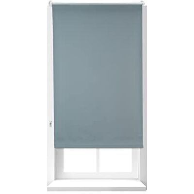 Relaxdays rolgordijn verduisterend, warmtewerend, isolerend, zonwerend, zonder boren, klemmen, 60x165, stof 56 cm, grijs Relaxdays rolgordijn verduisterend, warmtewerend, isolerend, zonwerend, zonder boren, klemmen, 60x165, stof 56 cm, grijs