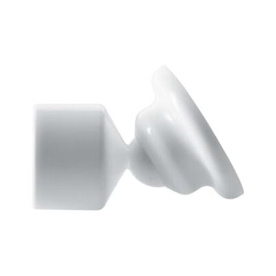 Spirella Wallquick kunststof douchegordijnhouder voor Decor Rails op schuine wanden, 25 mm, 1 beugel, wit Spirella Wallquick kunststof douchegordijnhouder voor Decor Rails op schuine wanden, 25 mm, 1 beugel, wit