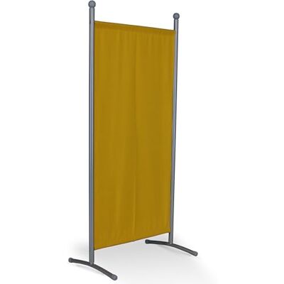 Angerer Kamerscherm, ruimteverdeler en ruimteverdeler, inkijkbescherming, eenvoudige montage zonder boren, outdoor scherm voor windbescherming en schaduw op balkon, klein, 82 x 178 cm, geel Angerer Kamerscherm, ruimteverdeler en ruimteverdeler, inkijkbescherming, eenvoudige montage zonder boren, outdoor scherm voor windbescherming en schaduw op balkon, klein, 82 x 178 cm, geel
