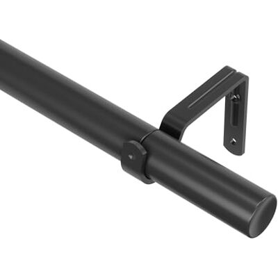Umbra Zen uittrekbare gordijnroede met 2,5 cm diameter, 163-325 cm, zwart Umbra Zen uittrekbare gordijnroede met 2,5 cm diameter, 163-325 cm, zwart