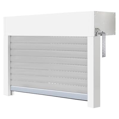 Schellenberg 39046 Opzetrolluikset voor ramen, rolluiksysteem Mini, PVC, 80 x 50 cm, wit/grijs, in te korten in hoogte, breedte, incl. EPS-isolatie en accessoires voor zelfmontage Schellenberg 39046 Opzetrolluikset voor ramen, rolluiksysteem Mini, PVC, 80 x 50 cm, wit/grijs, in te korten in hoogte, breedte, incl. EPS-isolatie en accessoires voor zelfmontage