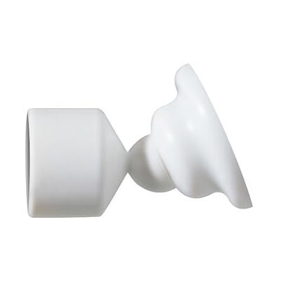 Spirella Biaswandadapter wandhouder voor douchegordijnstangen met Ø 20 mm Spirella Biaswandadapter wandhouder voor douchegordijnstangen met Ø 20 mm