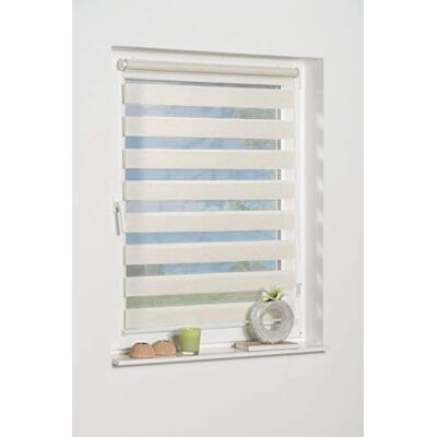 Khome K-home Dubbel rolgordijn Klemmfix gespannen zonder boren beige, polyester, 110 x 150 cm Khome K-home Dubbel rolgordijn Klemmfix gespannen zonder boren beige, polyester, 110 x 150 cm