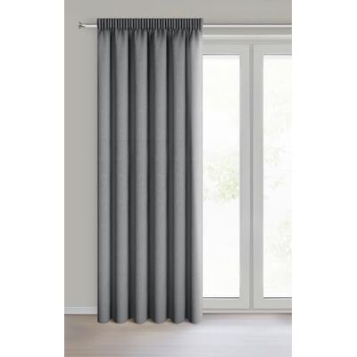 Eurofirany Carly 100% verduisteringsgordijn met plooiband en tunnel, mat ondoorzichtig gordijn voor woonkamer, slaapkamer, H 270 x B 140 cm (1 stuks), donkergrijs Eurofirany Carly 100% verduisteringsgordijn met plooiband en tunnel, mat ondoorzichtig gordijn voor woonkamer, slaapkamer, H 270 x B 140 cm (1 stuks), donkergrijs