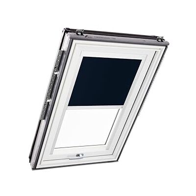 Roto Origineel Verduisterend Rolgordijn ZRV Bijna Volledige Verduistering Geleiderail Wit Voor Dakraam Serie Designo R6/R8, i8 en Classic 64/84 Maat 094/160 09/16 Kleur Stof Blauw Roto Origineel Verduisterend Rolgordijn ZRV Bijna Volledige Verduistering Geleiderail Wit Voor Dakraam Serie Designo R6/R8, i8 en Classic 64/84 Maat 094/160 09/16 Kleur Stof Blauw
