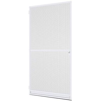 Windhager Bescherming tegen insecten spanraam deur Expert vliegengaas aluminium frame voor deuren, zelfbouwpakket 100 x 210 cm, wit, 04330 Windhager Bescherming tegen insecten spanraam deur Expert vliegengaas aluminium frame voor deuren, zelfbouwpakket 100 x 210 cm, wit, 04330