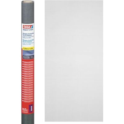 tesa INSECT STOP Navulrol van Glasvezel 100 x 120 cm Antraciet Vervangingsrol voor vliegenhorren van glasvezelweefsel voor aluminium frames voor ramen op maat te knippen tesa INSECT STOP Navulrol van Glasvezel 100 x 120 cm Antraciet Vervangingsrol voor vliegenhorren van glasvezelweefsel voor aluminium frames voor ramen op maat te knippen