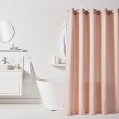 Utility Roze Polyester Douchegordijn - 180 x 200 cm - 12 Haken Utility Roze Polyester Douchegordijn - 180 x 200 cm - 12 Haken