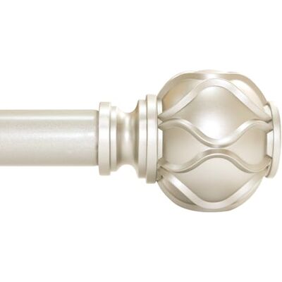 EQURROY Champagne gordijnroede voor ramen 1,2-2,1 m, 1 inch diameter heavy-duty verstelbare gordijnroede met gestreepte gedraaide eindstukken, geschikt voor slaapkamers, woonkamers, enz. EQURROY Champagne gordijnroede voor ramen 1,2-2,1 m, 1 inch diameter heavy-duty verstelbare gordijnroede met gestreepte gedraaide eindstukken, geschikt voor slaapkamers, woonkamers, enz.