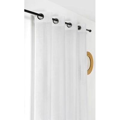 Linder Gordijn, zonder brand, M1, 145 x 240 cm, wit Linder Gordijn, zonder brand, M1, 145 x 240 cm, wit