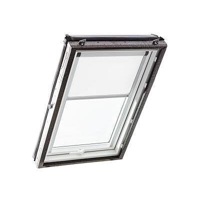 Roto Origineel Verduisterend Rolgordijn ZRV Elektrisch Bijna Volledige Verduistering Geleiderail Zilver Voor Dakraam Serie Designo R4/R7 en Classic 43/73 Maat 114/140 11/14 Kleur Wit Roto Origineel Verduisterend Rolgordijn ZRV Elektrisch Bijna Volledige Verduistering Geleiderail Zilver Voor Dakraam Serie Designo R4/R7 en Classic 43/73 Maat 114/140 11/14 Kleur Wit