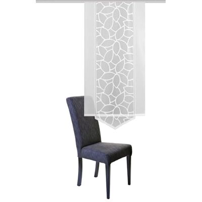 Home Fashion 86629-101 Schuifgordijn, polyester, wit, 145 x 57 cm Home Fashion 86629-101 Schuifgordijn, polyester, wit, 145 x 57 cm