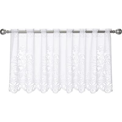 Elbersdrucke 501239 BG 1129 wit 60 x 160 bistrogordijnen, polyester, 60 x 160 cm Elbersdrucke 501239 BG 1129 wit 60 x 160 bistrogordijnen, polyester, 60 x 160 cm