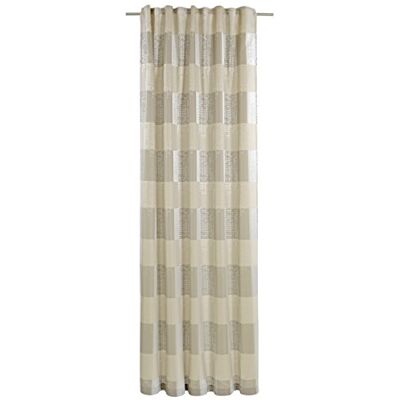 Deko Trends Sjaal met lusband, stof, beige Deko Trends Sjaal met lusband, stof, beige