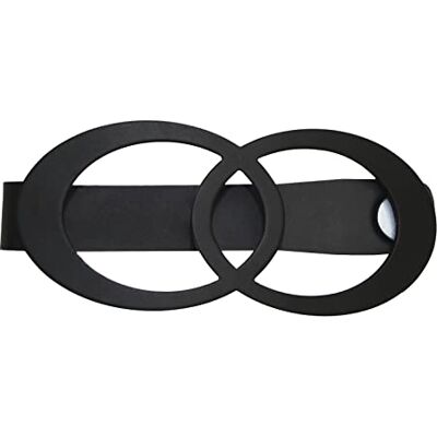 GARDINIA Decoratieve metalen gordijnklem - Infinity dubbele ring - 13,5cm GARDINIA Decoratieve metalen gordijnklem - Infinity dubbele ring - 13,5cm