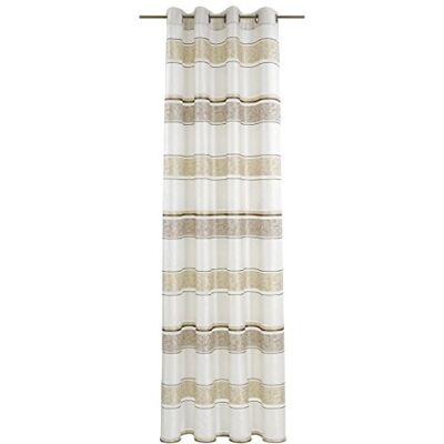 Deko Trends Gordijn met ogen, stof, wit. Deko Trends Gordijn met ogen, stof, wit.
