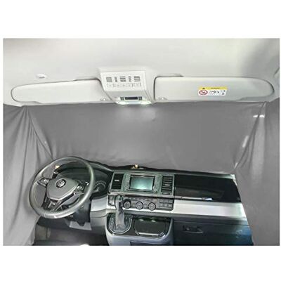 BREMER SITZBEZÜGE Voorruit zonwering camping cabine gordijnen gordijn compatibel met VW T5 T6 T6.1 vanaf FB: F_GR BREMER SITZBEZÜGE Voorruit zonwering camping cabine gordijnen gordijn compatibel met VW T5 T6 T6.1 vanaf FB: F_GR