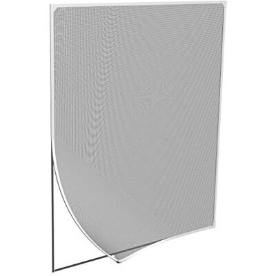 Windhager 04300 Magneetraam, magnetisch frame voor ramen, vliegengaas, montage zonder gereedschap, zwart, 100 x 120 cm, wit Windhager 04300 Magneetraam, magnetisch frame voor ramen, vliegengaas, montage zonder gereedschap, zwart, 100 x 120 cm, wit