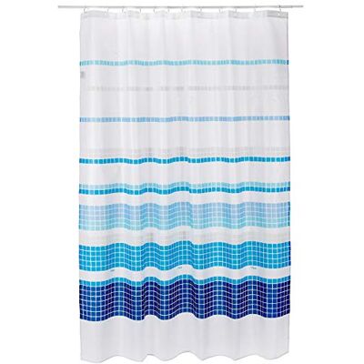 Spirella 1207321, stof, marmella, blauw, 180 x 200 cm, 1207321, wit Spirella 1207321, stof, marmella, blauw, 180 x 200 cm, 1207321, wit