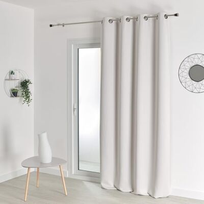 Homemaison Verduisteringsgordijn, gordijn M1, gordijn niet vuur, gebroken wit, gordijn 140 x 260 cm Homemaison Verduisteringsgordijn, gordijn M1, gordijn niet vuur, gebroken wit, gordijn 140 x 260 cm