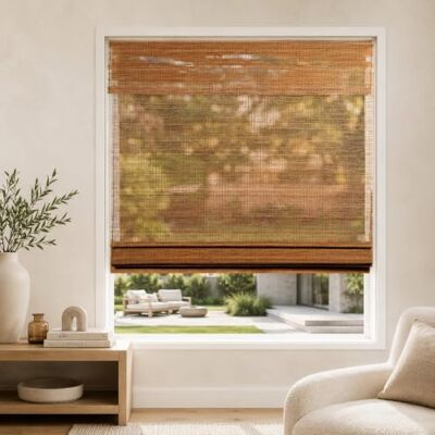 Chicology Bamboe Romeinse tinten slimme keuze milieuvriendelijke lichtfilterjaloezieën voor ramen, premium kwaliteit, ideaal voor thuis, 80 cm B x 165 cm H Chicology Bamboe Romeinse tinten slimme keuze milieuvriendelijke lichtfilterjaloezieën voor ramen, premium kwaliteit, ideaal voor thuis, 80 cm B x 165 cm H