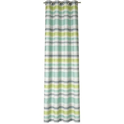 DEKO TRENDS Ambra 60 - Gordijn met oogjes, Polyester, Petrolgroen - Gordijn DEKO TRENDS Ambra 60 - Gordijn met oogjes, Polyester, Petrolgroen - Gordijn
