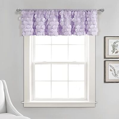 Lush Decor Gigi Sierstrook voor het raam, 35,5 x 177,5 cm (l x b), paars Lush Decor Gigi Sierstrook voor het raam, 35,5 x 177,5 cm (l x b), paars