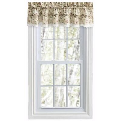 Ellis Curtain Ellis gordijn keuken collectie kersen 58 door 24-inch gegolfde Tier gordijnen Ellis Curtain Ellis gordijn keuken collectie kersen 58 door 24-inch gegolfde Tier gordijnen