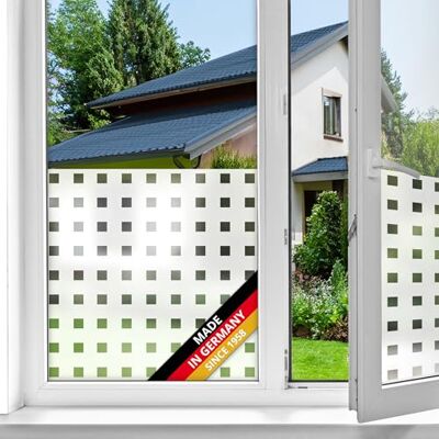 d-c-fix raamfolie Zorg Rasteroptik 67,5 cm x 1,5 m statische privacyfolie met modern patroon voor glasoppervlakken zelfhechtend, ondoorzichtig, decoratief d-c-fix raamfolie Zorg Rasteroptik 67,5 cm x 1,5 m statische privacyfolie met modern patroon voor glasoppervlakken zelfhechtend, ondoorzichtig, decoratief