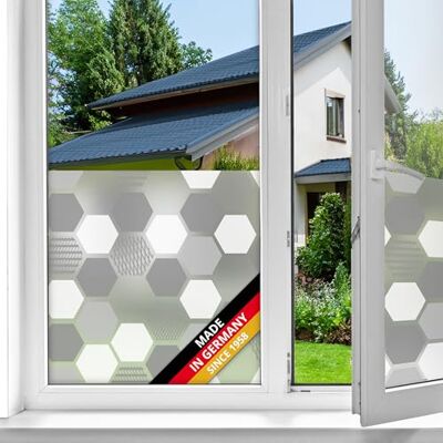 d-c-fix raamfolie Wido geometrisch patroon 45 cm x 1,5 m statische privacyfolie met modern patroon voor glasoppervlakken zelfhechtend, ondoorzichtig, decoratief d-c-fix raamfolie Wido geometrisch patroon 45 cm x 1,5 m statische privacyfolie met modern patroon voor glasoppervlakken zelfhechtend, ondoorzichtig, decoratief