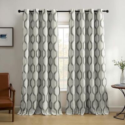 Elrene Home Fashions 026865901252 Blackout Room Darkening Grommet Linnen Window Curtain Drape Panel Elrene Home Fashions 026865901252 Blackout Room Darkening Grommet Linnen Window Curtain Drape Panel