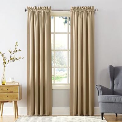 Sun Zero Barrow gordijngordijn, energiezuinig, 137,2 x 241,3 cm, taupe/bruin Sun Zero Barrow gordijngordijn, energiezuinig, 137,2 x 241,3 cm, taupe/bruin