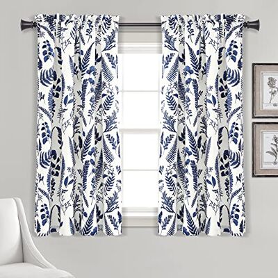 Lush Decor Devonia Allover Light Filtering Window Gordijn Paneel Paar, 160 cm L x 132 cm B, Wit Lush Decor Devonia Allover Light Filtering Window Gordijn Paneel Paar, 160 cm L x 132 cm B, Wit