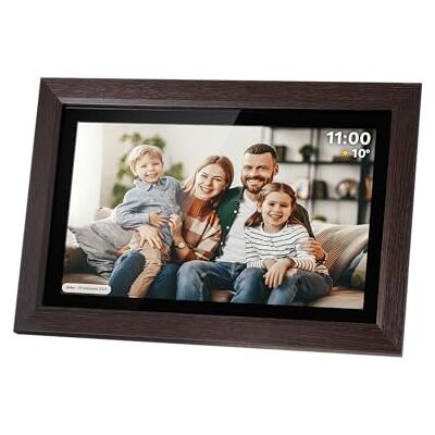 Kruger&Matz 15,6-inch IPS Touch Wi-Fi Digitale Fotolijst - Kastanjebruin Kruger&Matz 15,6-inch IPS Touch Wi-Fi Digitale Fotolijst - Kastanjebruin