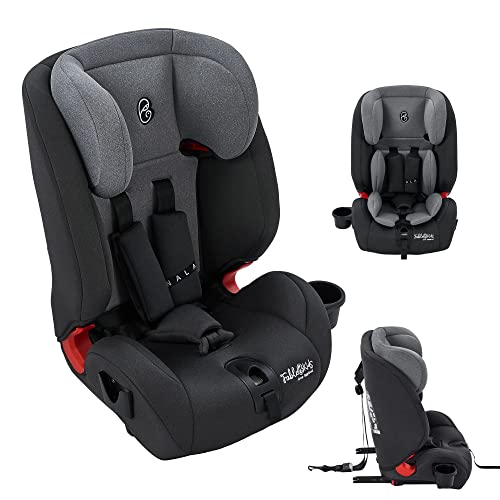 FableKids autostoel met Isofix   autostoel vanaf 15 m.   autostoel voor kinderen van 76-150 cm   i-Size autostoel   3-punts veiligheidsharnas   ECE R129/03   grijs