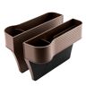 WSLZMM Autostoel Gap Organizer, Autostoel Opbergdoos voor VW Golf 2021-2023, Autostoel Organisator, Autostoel Gap Organizer Autostoel Organizer, A-Brown