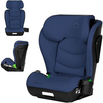 Lionelo Neal i-Size Autostoel 100-150 cm (Groep 2/3, 3-12 jaar), Kinderzitje met ISOFIX & Autogordel, R129, 4 Ligstanden, Verstelbare Hoofdsteun 10 posities, Zijbescherming, Bekerhouder, Donkerblauw Lionelo Neal i-Size Autostoel 100-150 cm (Groep 2/3, 3-12 jaar), Kinderzitje met ISOFIX & Autogordel, R129, 4 Ligstanden, Verstelbare Hoofdsteun 10 posities, Zijbescherming, Bekerhouder, Donkerblauw