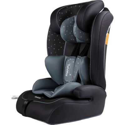 Tataway I-SIZE R129 autostoeltje. Kinderzitje met een hoogte van 76 tot 150 cm. Verstelbare hoofdsteun en bekleding Tataway I-SIZE R129 autostoeltje. Kinderzitje met een hoogte van 76 tot 150 cm. Verstelbare hoofdsteun en bekleding